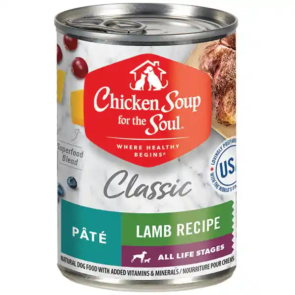 Chicken Soup Classic Dog - Lamb Recipe Pate 369g