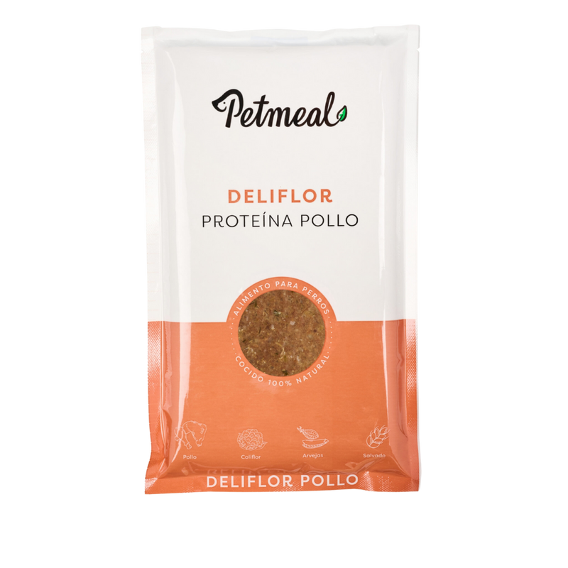 Petmeal Dieta Cocida Natural Perros - Deliflor Pollo