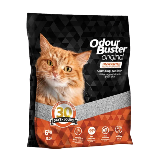 ODOUR BUSTER ORIGINAL CAT LITTER 6 KG