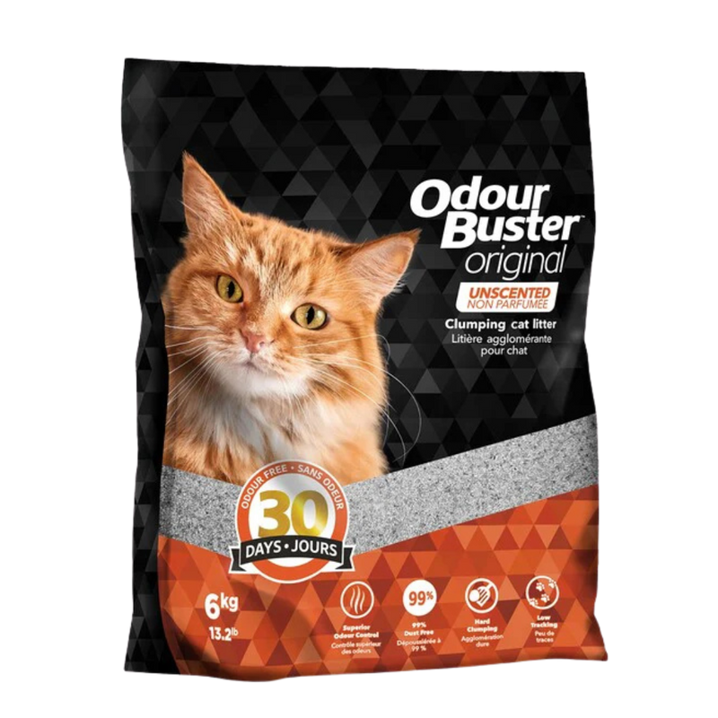 ODOUR BUSTER ORIGINAL CAT LITTER 6 KG