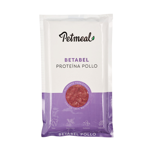 Petmeal Dieta Cocida Natural Perros - Betabel Pollo 500gr