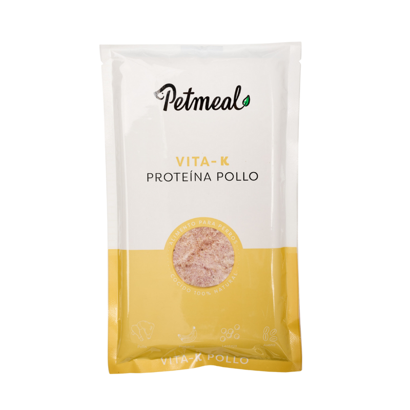 Petmeal Dieta Cocida Natural Perros - Vita K Pollo 500gr