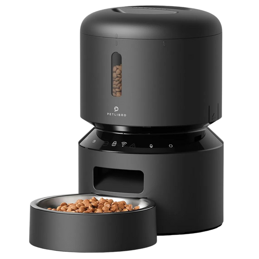 Comedero automatico Granary Petlibro/ Negro de 3 litros
