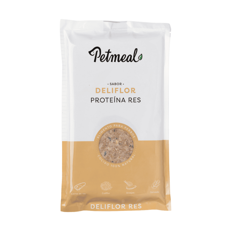 Petmeal Dieta Cocida Natural Perros - Deliflor Res 500gr