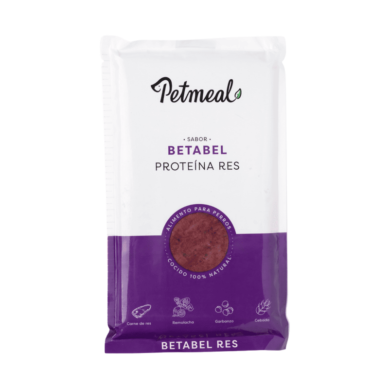Petmeal Dieta Cocida Natural Perros - Betabel Res 500gr