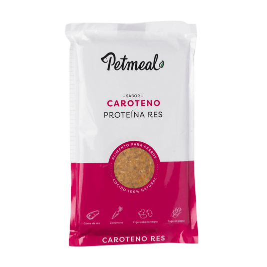 Petmeal Dieta Cocida Natural Perros - Caroteno Res 500gr