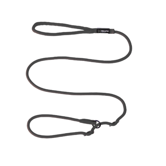 Retriever leash, unisex, Negro, 1.6m/8mm, single