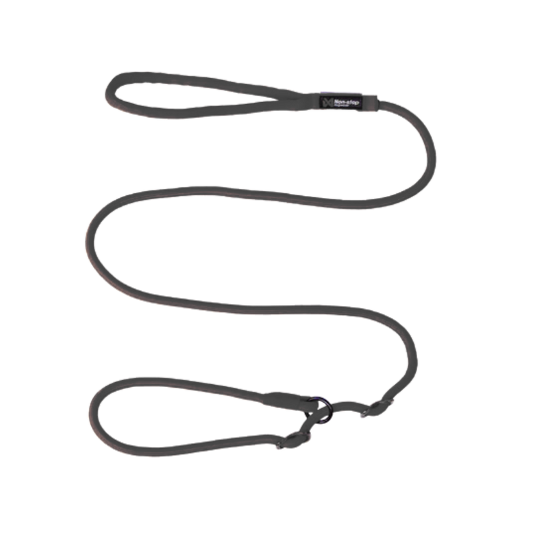 Retriever leash, unisex, Negro, 1.6m/8mm, single