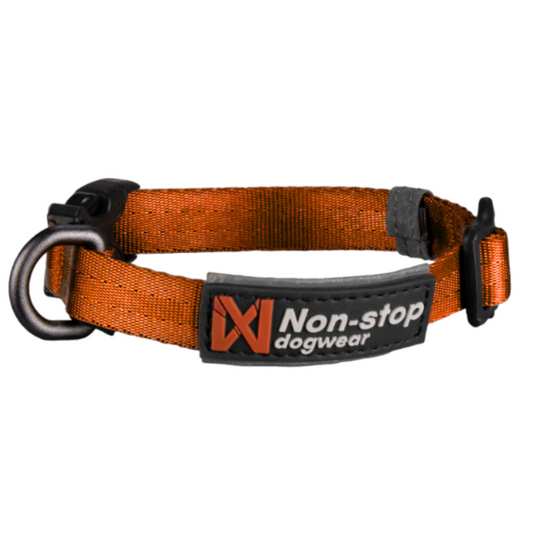 Tumble collar, unisex, Naranja, XS, single