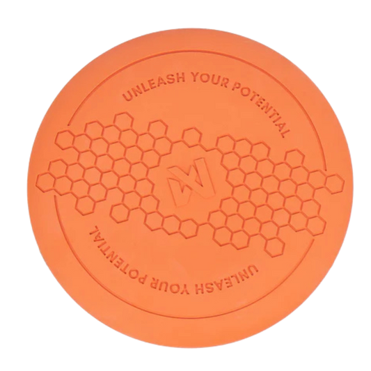 Dog flying disc, unisex, Naranja/Negro,, one size, single