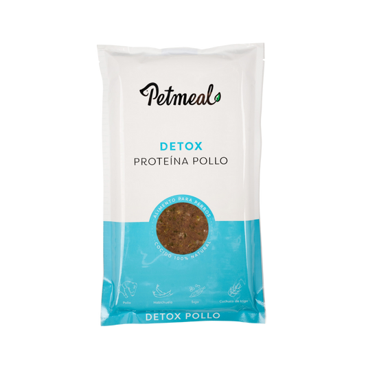 Petmeal Dieta Cocida Natural Perros - Detox Pollo 500gr
