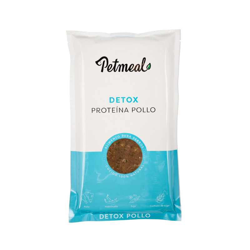 Petmeal Dieta Cocida Natural Perros - Detox Pollo 500gr