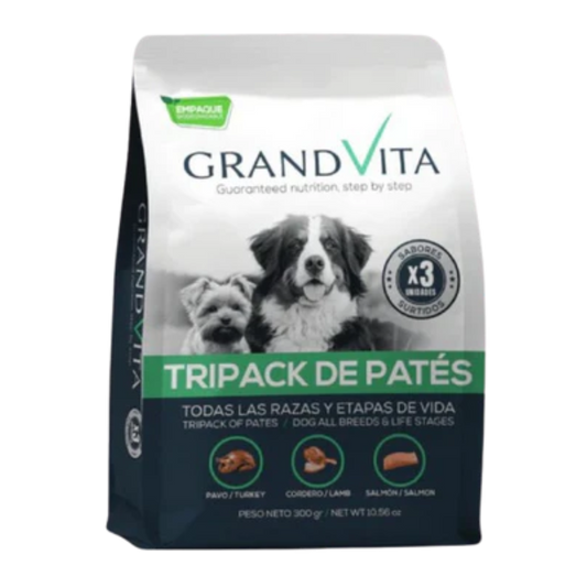 F GRAND VITA TRIPACK SURTIDO DE PATÉS PARA PERRO 300 GRS