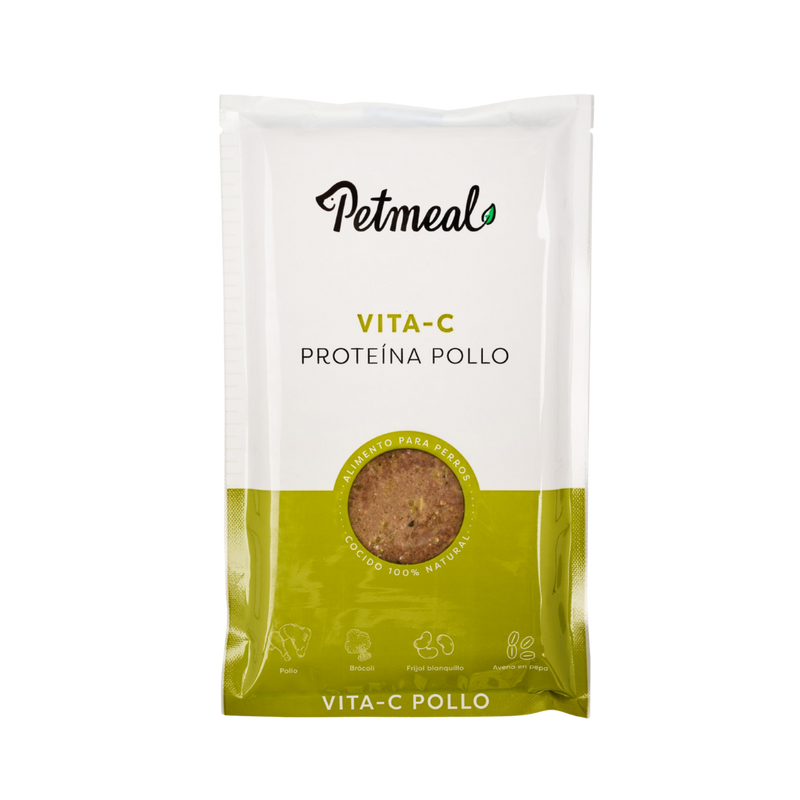 Petmeal Dieta Cocida Natural Perros - Vita C Pollo 500gr