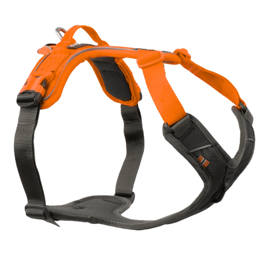 Ramble harness, unisex, Negro/Naranja, L, single