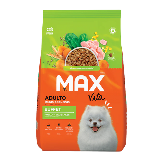C MAX VITA ADULTO R. PEQ. BUFFET FRANGO Y VEGETAIS 2 KG
