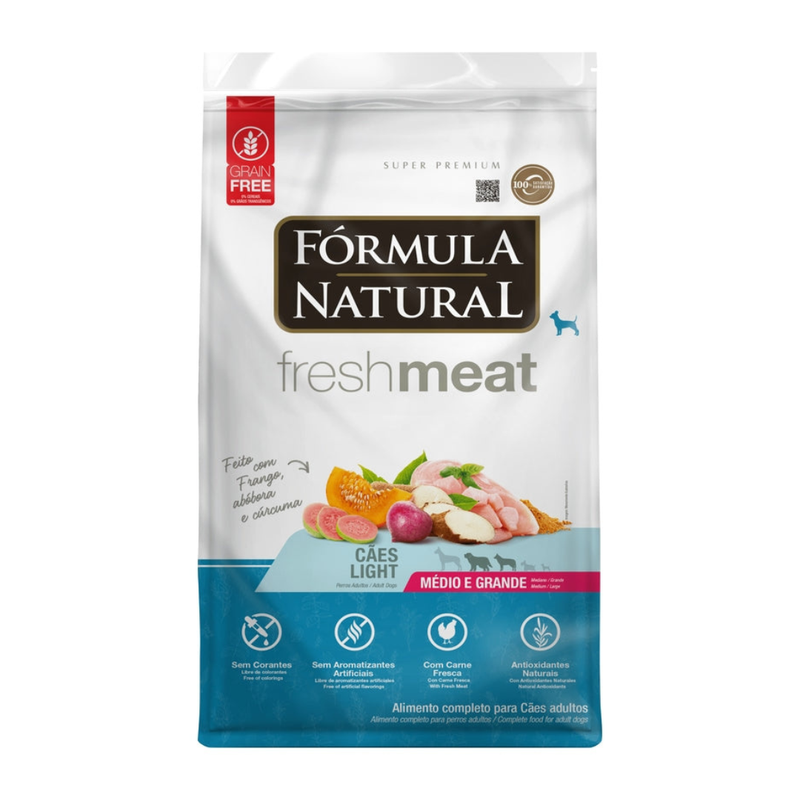 Fresh Meat Caes Adulto Light Medio y Grande Pollo * 2.5 Kg