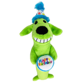 Perro esponjoso de cumpleaños Multipet / Rosado - Verde