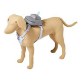 Mochila con arnes para perro Boots and barkley Talla S / Gris