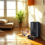 Comedero automatico para mascotas Wopet / Negro