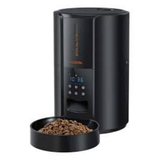 Comedero automatico para mascotas Wopet / Negro