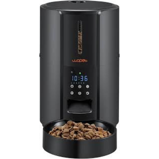 Comedero automatico para mascotas Wopet / Negro