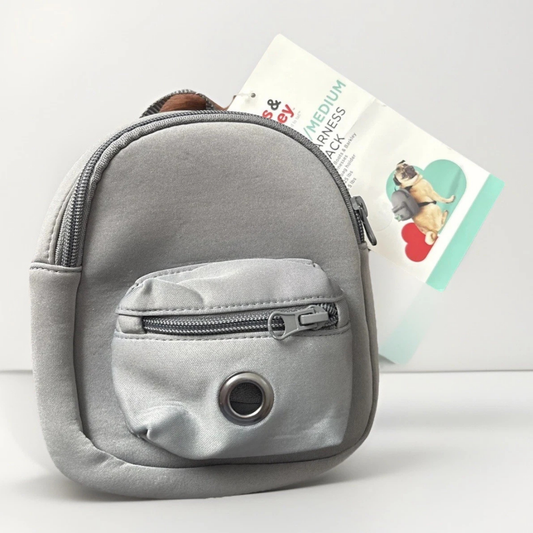 Mochila con arnes para perro Boots and barkley Talla S / Gris