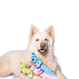 Perro esponjoso de cumpleaños Multipet / Rosado - Verde