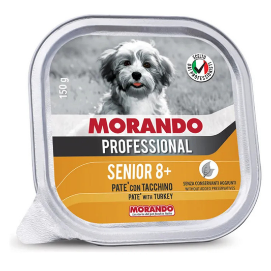 Morando Prof. Dog patè with Turkey Senior 8+