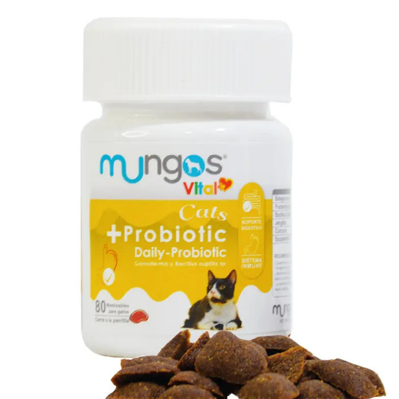 Mungos vital + cats probiotic x 80 und