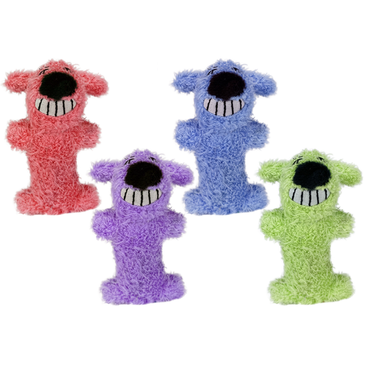 Perro esponjoso pequeño Multipet / Amarillo - Azul - Verde