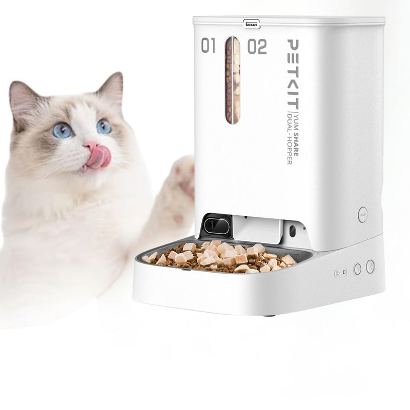 Petkit Yumshare dual-hopper automatic feeder with camera